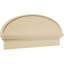 Fronton en uréthane Elliptical Signature, brun clair apprêté-102752097-113054387-113222578