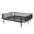 Heavy-Duty Metal Slat Daybed with Sofa-Style Frame-129466816
