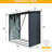 Outdoor Metal Firewood Holder - And Long-Lasting 34.86" X 60.67 Lumber Rack Galvanized Steel For Durability 86.63" Length