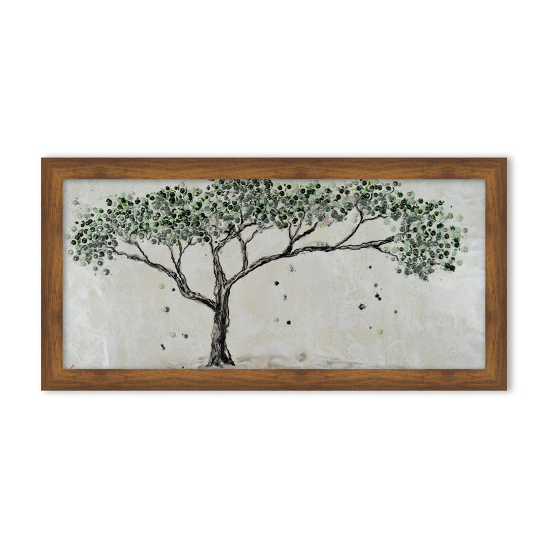 Nature Inspired "Spring's Guardian" Canvas Wall Art By , 24" H x 48" W, Framed Print, Gold