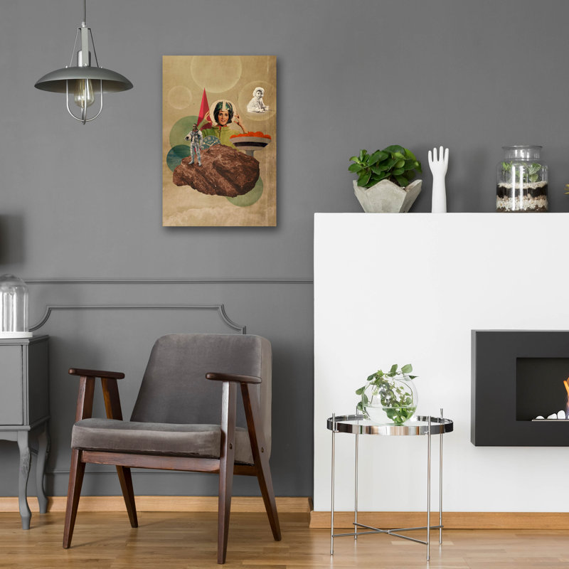 «Origin» par Elo Marc, art mural en verre acrylique, H 24 po x l 16 po x P 0,2 po