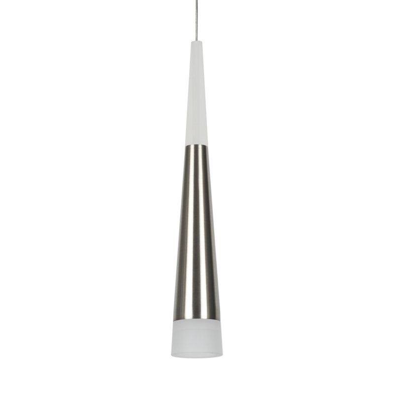 3 - Light Brushed Nickel Cluster Pendant