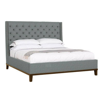Michael Weiss California King Tufted Upholstered Panel Bed