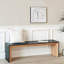 Banc en bois 59 po - Design rustique et contemporain