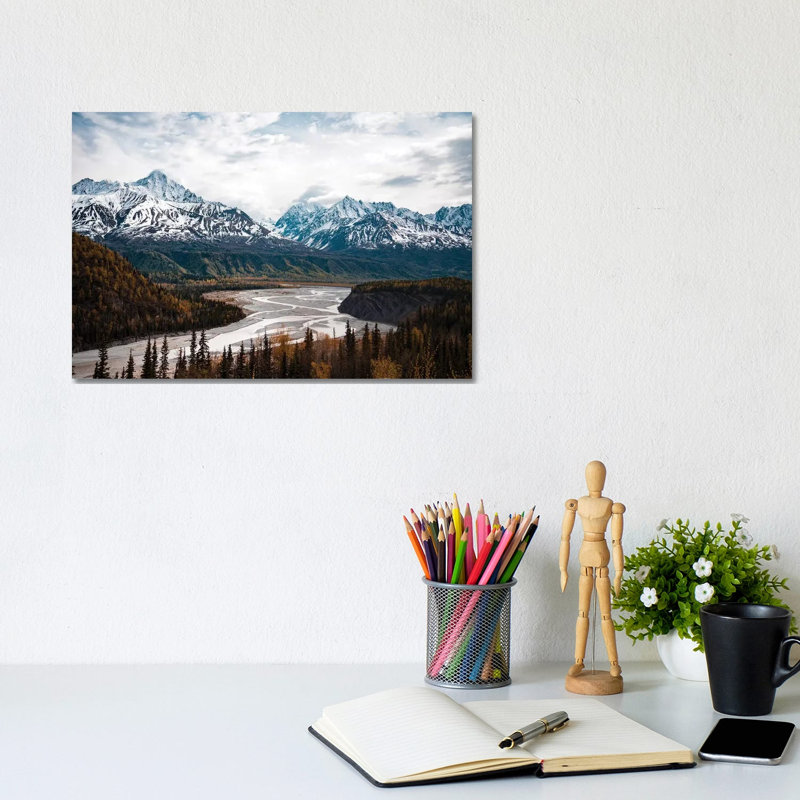 Autumn Landscape 1 Piece Wrapped Canvas Wall Art, 20.32 cm H x 30.48 cm W