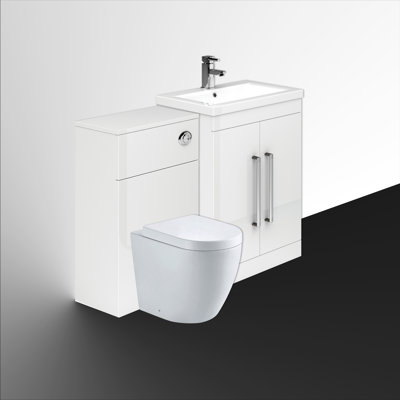 Whitfield Bathroom Vanity with Glass Basin