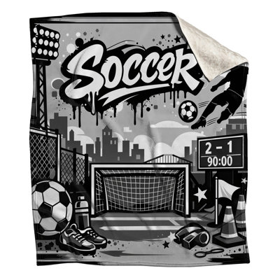 Couvertures monochromes de soccer