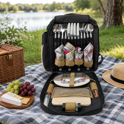 Picnic Backpack Service for 4