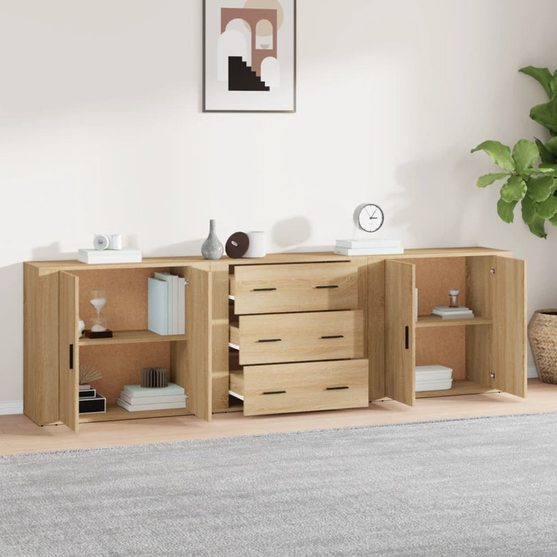Mazon Display Cabinet, Sonoma Oak