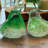 2 Piece Blown Glass Bird Figurine Set