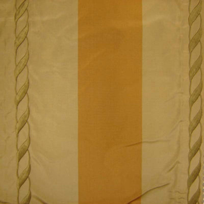 Lauder Fabric | Twist Rope Embroidered Stripe Silk Fabric  | Drapery & Curtain Fabric-Tagged