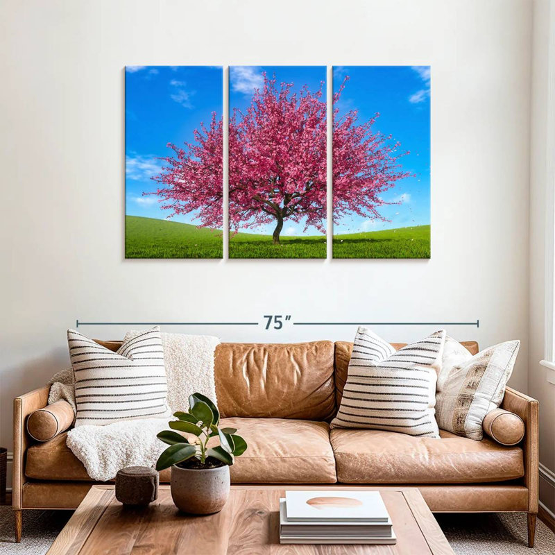 Harnek Pink Tree, 36" H x 57" W