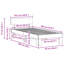 Bed Frame with Headboard Solid Pine Wood-312509228-312509225