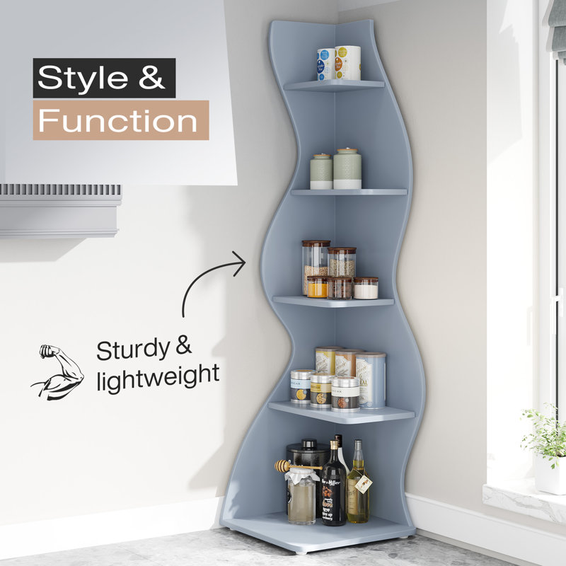 Arhab Corner Bookcase
