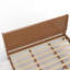 Lit plateforme en bambou massif BambooZen avec tête de lit haute et lattes de support-129229642-129229643