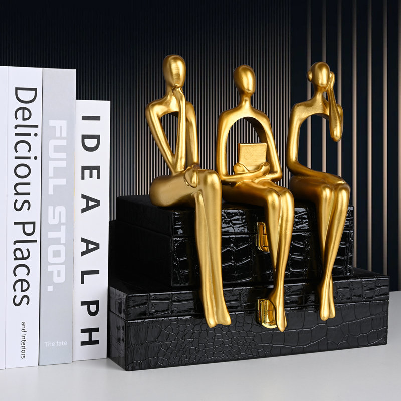 Vinetta People Figurines & Sculptures, 9" H x 3" W x 5.5" D