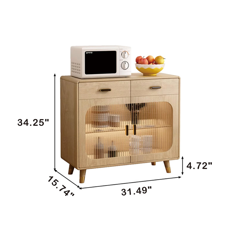 Buffet Lakieta, H 34,25 po x l 31,49 po x P 15,74 po
