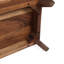 Table de chevet en bois: commode rustique avec éclat Live-Edge, table de chevet 21,5 x 16,5 x 23