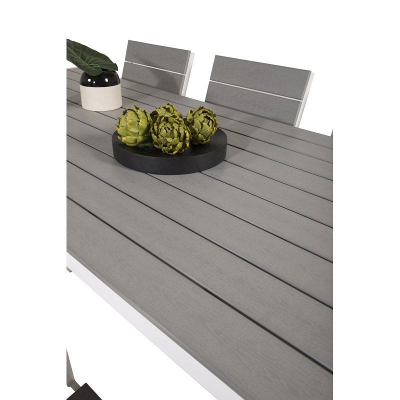 Alagan 6 - Person Patio Dining Set with Rectangular Table