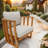 Baryn Acacia Patio Chair With Cushions