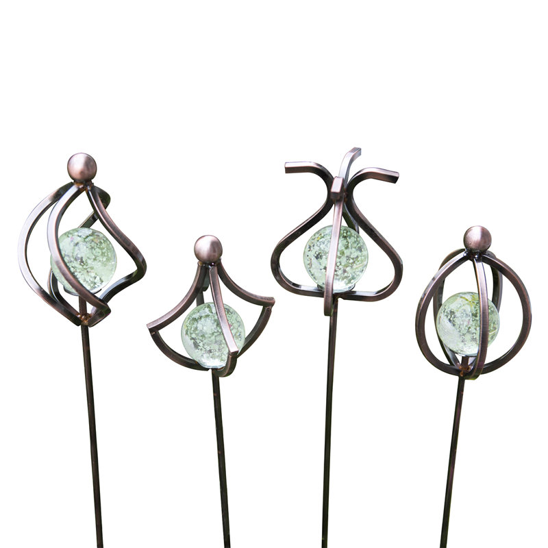 Weather Resistant Metal Abstract Garden Stake
