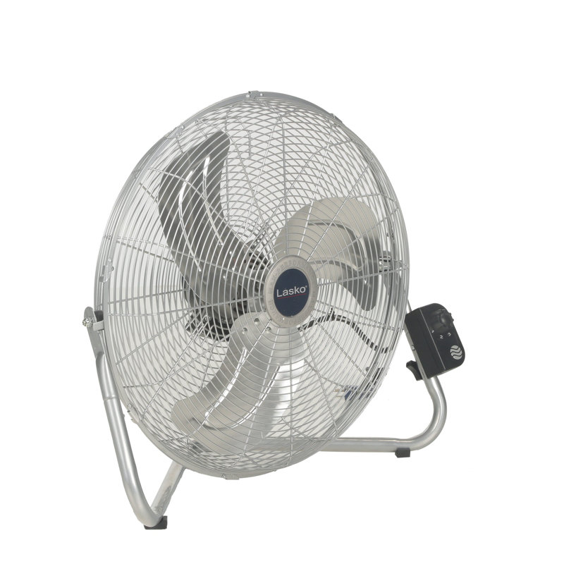 Lasko 20" Floor Fan, Silver