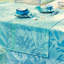 Chemin De Table Brin De The Vert Pur Coton-72167842-72167843