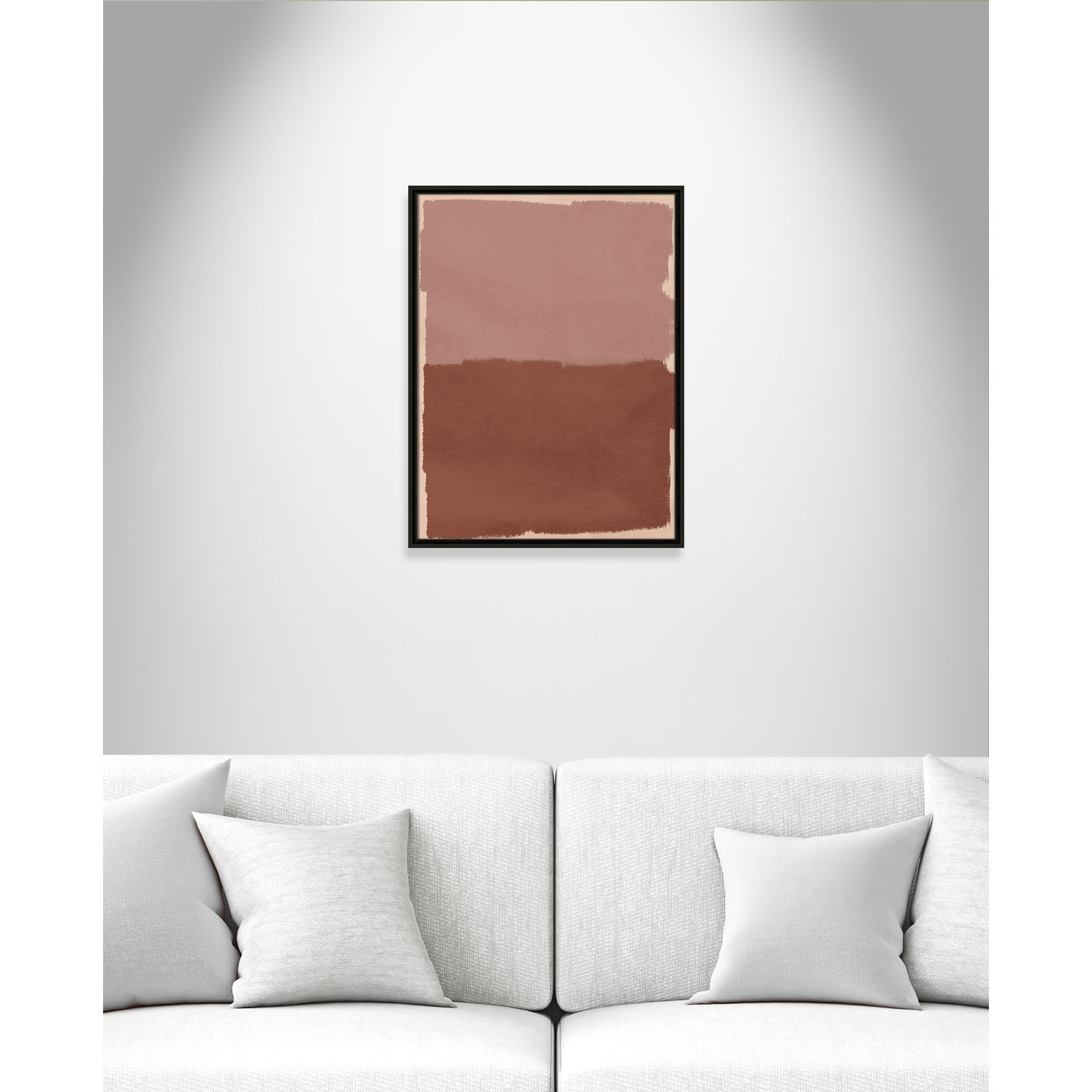 Hollow Delight Print by Marcus Prime, 19.5'' W x 25.5'' H, Espresso Floater