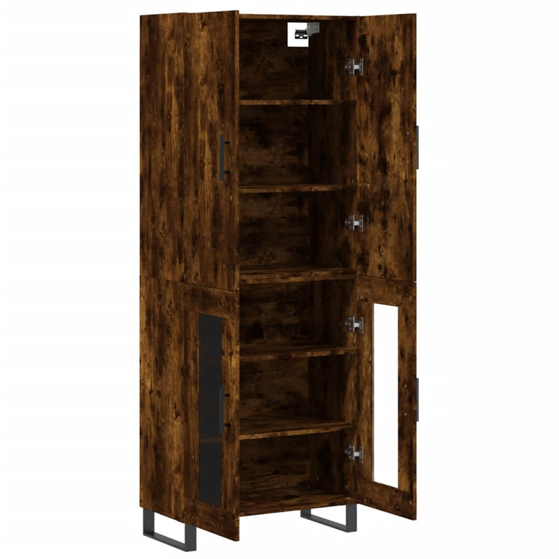 Mikie Display Cabinet, Smoked Oak