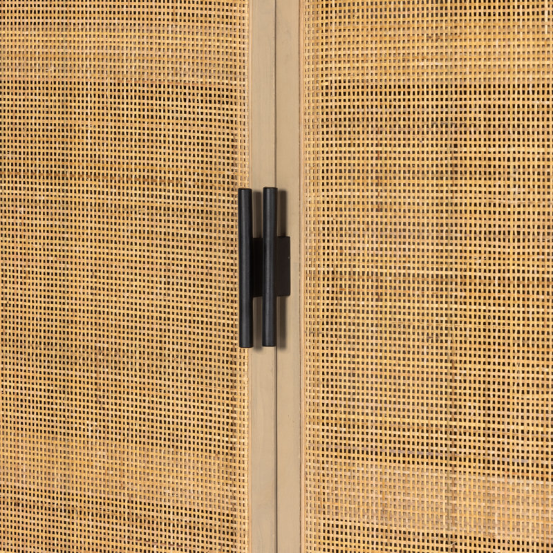 Caprice Tall Cabinet, Natural Mango/Light Brown