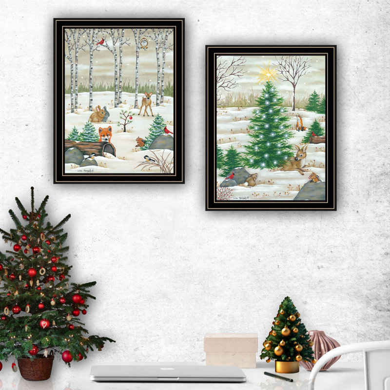 2 décorations murales Woodland