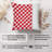 Red Gingham Pattern I Modern