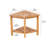 Mitch 22.25 in. W Bamboo Shower Bench-368199436