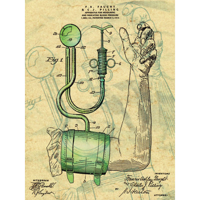 " Vintage 1914 Blood Pressure Apparatus "