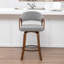 Tabouret de comptoir pivotant rembourré Providence-123200638