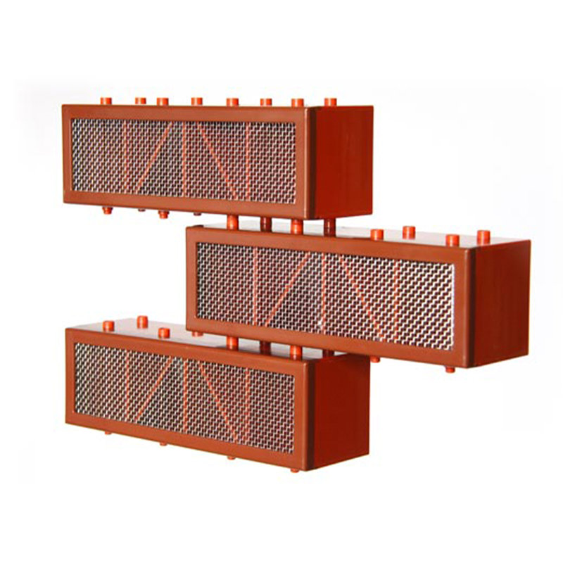 Borough Wharf 8cm W x 22cm L Plastic Vent Cover, Brick Red