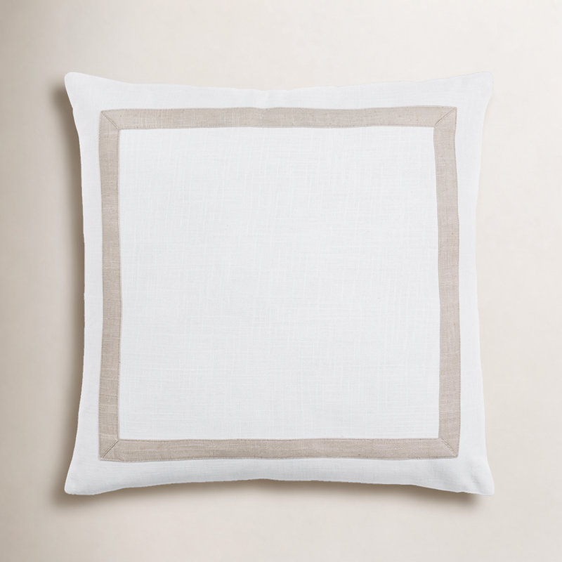Vivant Cotton Reversible Throw Pillow, 22" x 22", Pillow Cover Only - No Insert