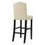 Tabouret de bar en tissu massif à dossier bas H 29,38 po Knutson-329839045-395260215