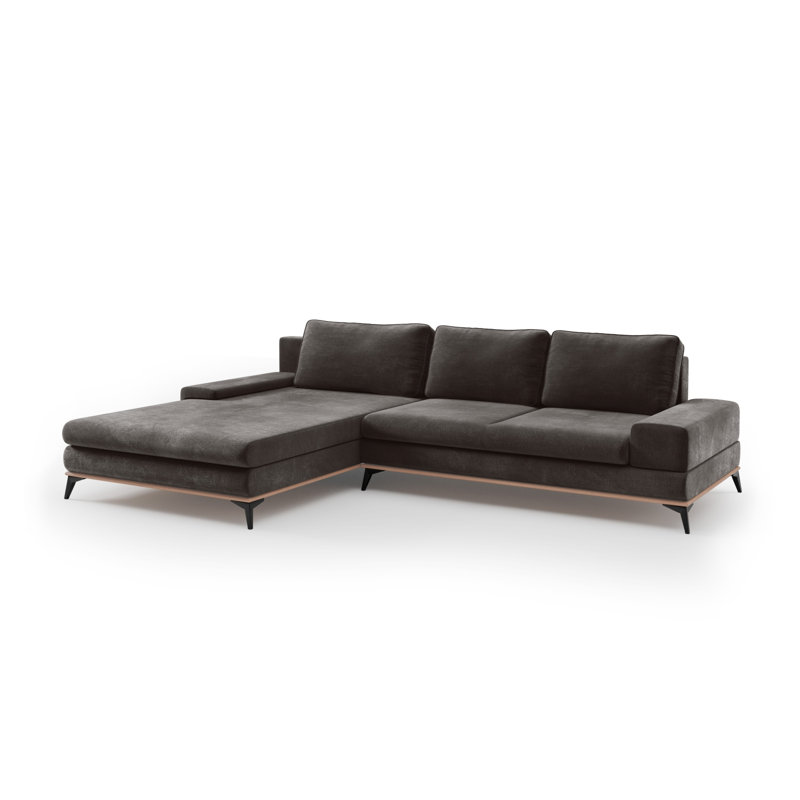 Cuiksa 5 Seater Sofa Bed, Left Hand Facing, Brown
