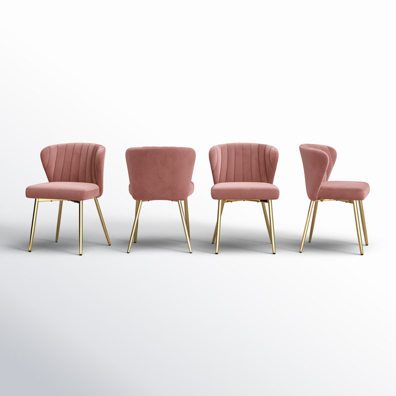 Fauteuil d'appoint à oreilles Axia, Rose