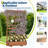67" Raised Garden Bed with Trellis & Roof, Wooden Planter Box for Climbing Plants Patio Balcony Garden