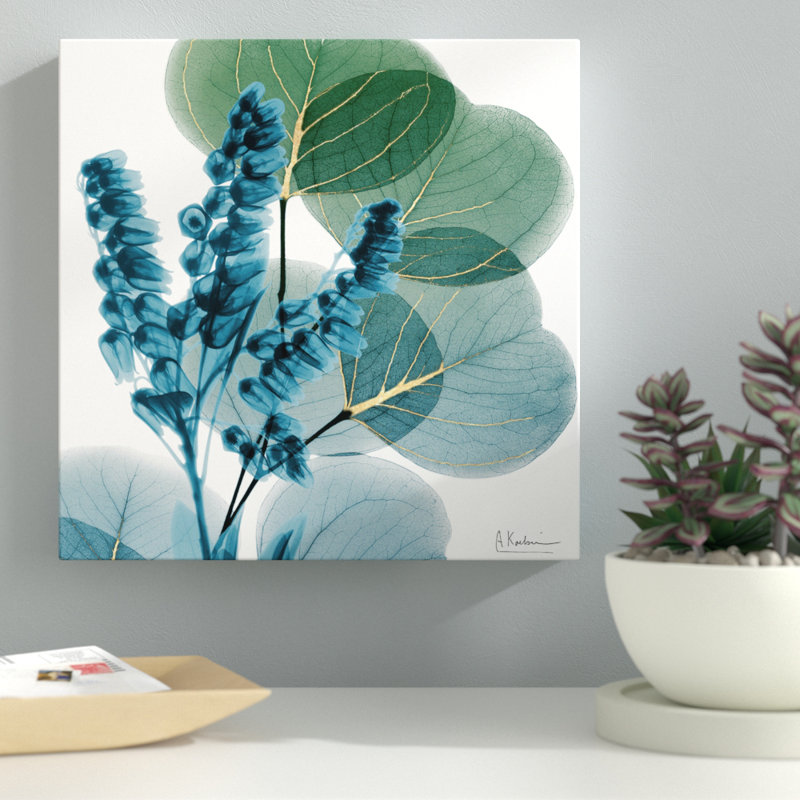 " Golden Lilly Of Eucalyptus ", 12" H x 12" W