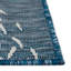 Tapis bleu marine tissé à la machine
