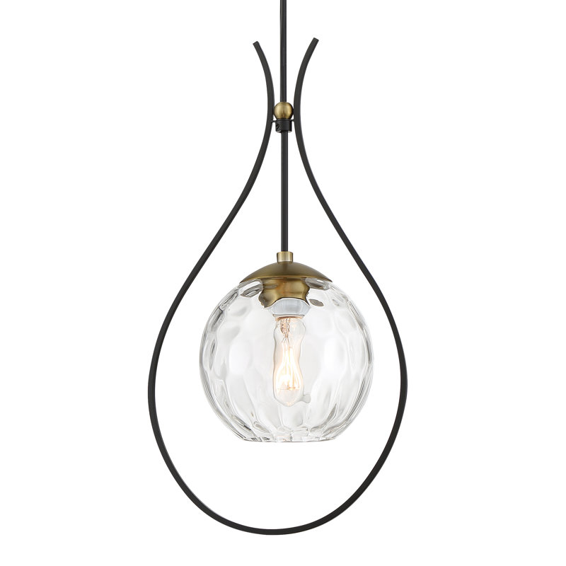 Luminaire suspendu sphère 1 lumière Cubia