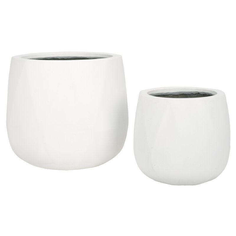 Yunque Pot Planter, White