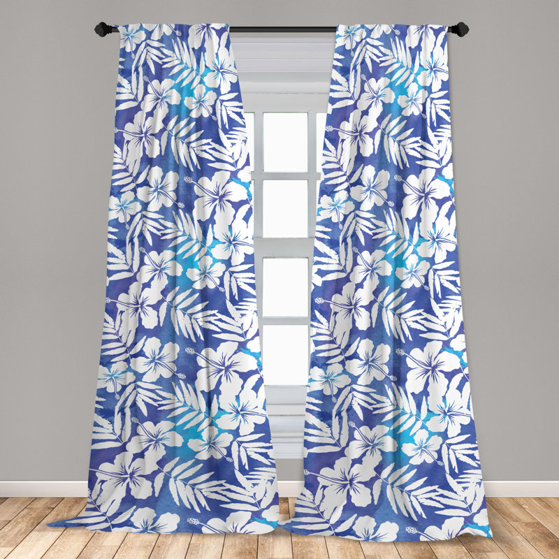 Semi Sheer Sliding Panel Pair, 28" W x 95" L