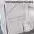 44"-48"W*72" H Semi-Frameless Double Sliding Shower Door, Bypass Shower Door, 1/4" (6Mm) Thick SGCC Tempered Glass Door, Chrome-123210078