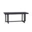 Table de salle à manger avec plateau rectangulaire