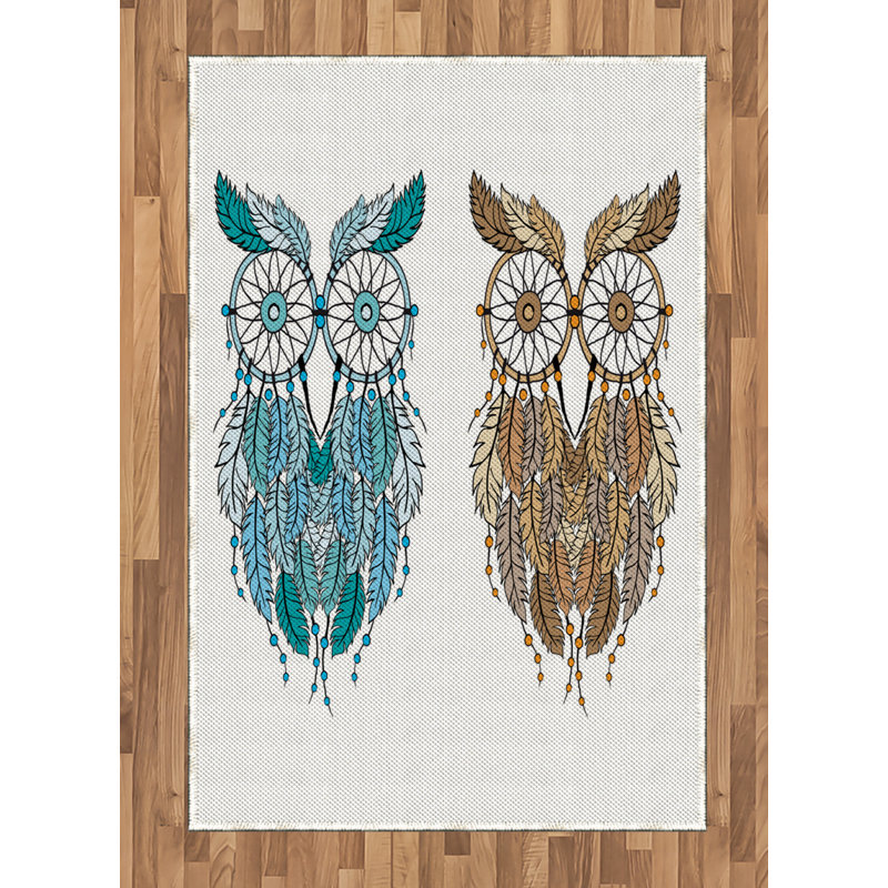 Tapis décoratif Tribal, Rectangle— 4 pi x 5 pi 8 po