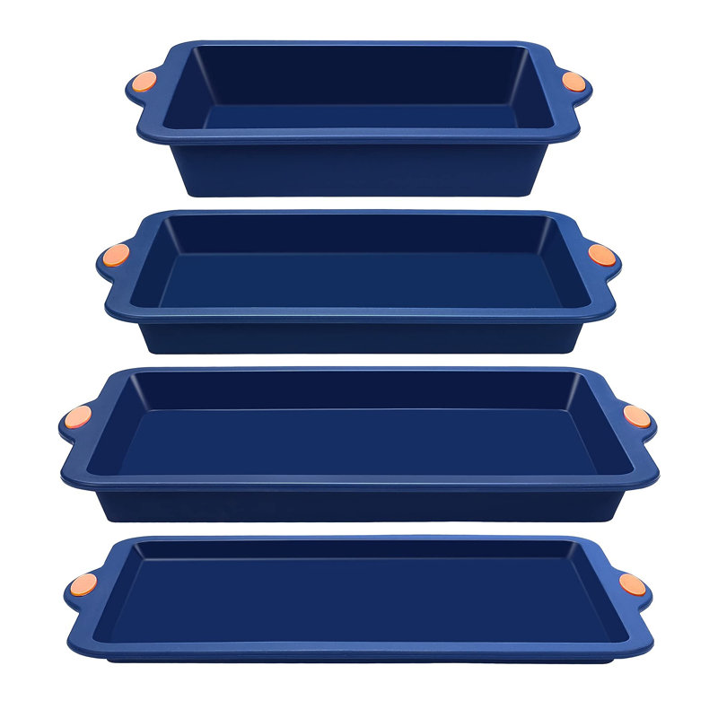 Jiang Wanyanxi Silicone Roasting Pan, Navy